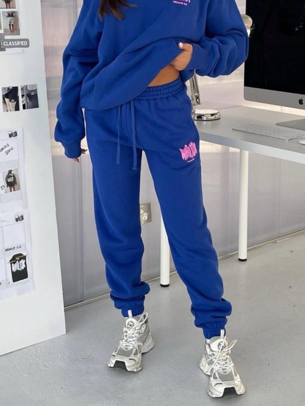 White Fox Boutique Archive 6.0 Sweatpants Malibu - Blue, Size XXS